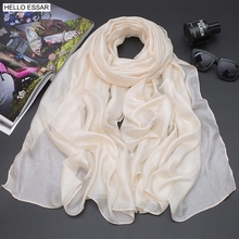 Женский новый большой однотонный шарф, перламутровая текстура, льняная Женская шаль, двухцелевые пляжные шарфы, вечерние, подарок F1019 2024 - купить недорого