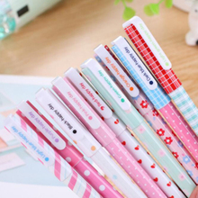 2pc Kawaii Color Gel Pen 0.38mm Color Pen Accessories Office For School Supplies Korea Stationery Sent At 2024 - buy cheap