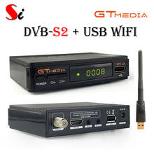 GTmedia V7S DVB-S2 HD спутниковый ТВ-приемник + RT5370 USB WIFI (Youtube, power vu, CCcam, newcamd) 2024 - купить недорого