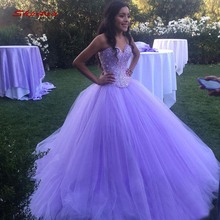 Luxury Crystals Quinceanera Dresses Ball Gown Tulle Prom Debutante Sixteen Sweet 16 Dress vestidos de 15 anos 2024 - buy cheap