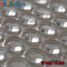 300 PCS 10*3mm Self Adhesive High Clear Anti Slip Silicone Rubber Cabinet Feet Pads, Flat Furniture Bumper Pads, Shock Absorber 2024 - buy cheap