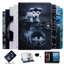 New Printed Case for New Huawei M5 Lite10 Inch PU Leather Stand Tablet Cover for MediaPad M5 Lite 10.1 BAH2-L09/W19 DL-AL09 Case 2024 - buy cheap