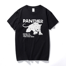 Camiseta de fiesta de pantera negra para hombre, 100% algodón, camiseta de Hip Hop de manga corta de algodón, Camisetas de moda 2024 - compra barato