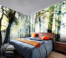 Decorative wallpaper Simple forest background wall 2024 - buy cheap