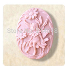 Free shipping Angel /flower chocolate mold fondant Cake decoration mold for fondant mold Handmade soap mold 2024 - buy cheap