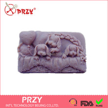 dog silicon soap mold  Cake decoration mold manual soap mold candle mold 2024 - buy cheap