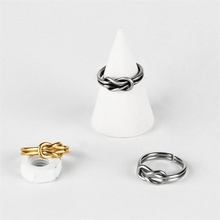 Уникальное байкерское кольцо с бантиком для мужчин, свадебные мужские ювелирные изделия из нержавеющей стали, золотые кольца для женщин, модные bague femme 2024 - купить недорого
