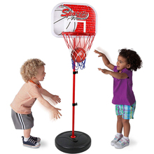 1.2 m crianças altura ajustável basquete suporte portátil mini basquete backboard hoop com bola & bomba meninos indoor ao ar livre 2024 - compre barato