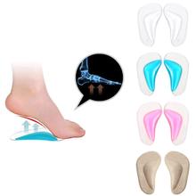 SANWOOD Shock-absorbing Silicone Orthopedic Foot Arch Support Insoles Shoes Pad orthopedic insoles elevate shoes ortopedic shoes 2024 - buy cheap