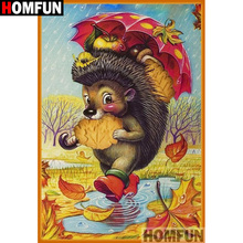 HOMFUN Full Square/Round Drill 5D DIY Diamond Painting "Cartoon hedgehog"Embroidery Cross Stitch 3D Home Decor Gift A17530 2024 - buy cheap