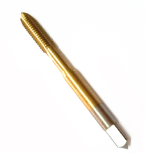 Grifo de punta en espiral coati de titanio, herramientas manuales de corte de roscado, 2,5mm 2024 - compra barato