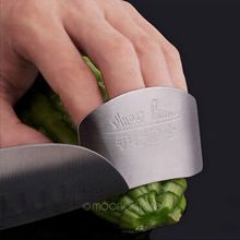 Кухонные инструменты для готовки, защитный нож на палец из нержавеющей стали, персонализированный дизайн, безопасный нож для нарезания кусочков 2024 - купить недорого