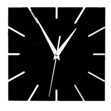 Relógio de parede espelhado de acrílico, relógio de design moderno com agulha para sala de estar, design vintage, para casa 2024 - compre barato