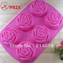 rose flower cake mold Quality assurance of FDA silicone chocolate Manufacture Mold (SI-013) 2024 - buy cheap