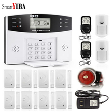 SmartYIBA LCD Wireless GSM Alarm System 433MHz Keypad Home Security Alarm System With PIR Motion Door Open Sensor 2024 - buy cheap