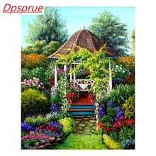 Dpsprue 5D Full Square / Round DIY Diamond Painting Cross Stitch Flower Scenery 3D Embroidery Diamond Mosaic Home Decor Gift 2024 - buy cheap