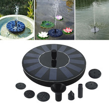 Набор для полива садовых растений, погружная панельная помпа на солнечной батарее, 7 в, для фонтанов, бассейнов, прудов 2024 - купить недорого