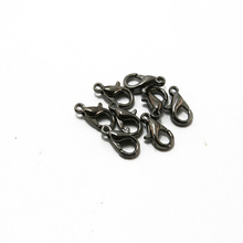 Promotion 12pcs/lot Gunmetal Plated Lobster Jewelry Clasp 10mm for Jewelry Making FKA001-72 2024 - buy cheap