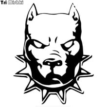 Tri Mishki HZX458 18.9*15cm pitbull on board car sticker funny Vinyl Decals Motorcycle Accessories sticker 2024 - buy cheap