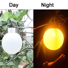 LED solar spherical flame light outdoor solar lights waterproof for garden decoration Intelligent light control Ball Hang Lamp 2024 - buy cheap