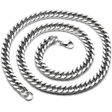 GOKADIMA 55cm, 8mm 316L stainless steel necklace for men, Curb Cuban Chain, wholesale, WN053 2024 - buy cheap