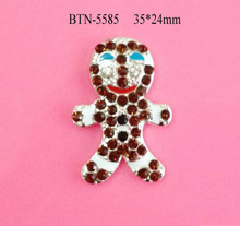 Botón de diamantes de imitación para manualidades, 35x24mm, 50 unidades/lote, se pueden elegir estilos para mezclar (BTN-5585), envío gratis 2024 - compra barato