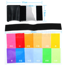 10pcs 12 Color Flash Diffuser softbox  for  600EX 580EX II 430EX 320EX 270EX Flash Gel Filter Diffuser Lighting Free ship 2024 - buy cheap