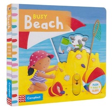 Bordado de brinquedo mecânico, brinquedo para crianças e bebês de praia, flip e puxar, livro de papelaria em inglês 2024 - compre barato