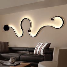 Lámpara de pared LED Simple y creativa para dormitorio, sala de estar Lámpara decorativa de cabecera para, pasillo, lámpara de pared de hotel, envío gratis 2024 - compra barato