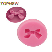 New Cute 3.5*3.1*0.8CM 3d Bow silicone cake mold For fondant decorating tools Mould silicone soap DIY cooking tools C1781 2024 - buy cheap