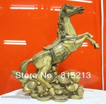 Bi00426 cultura popular chinesa artesanal bronze puro estátua cavalo mercedes cavalo 2024 - compre barato
