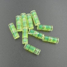 100pcs 6.5*18mm Plastic circular bubble level surface level spirit level round for Photo Frame 2024 - buy cheap