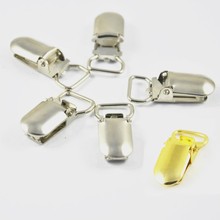 Clips de suspensión de chupete de Metal, soportes para Proyecto de artesanía, dorado/plateado, alta calidad, 10mm, 20 unids/lote 2024 - compra barato