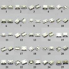 25models each 10pcs Micro usb connector Very common charging port for Lenovo Huawei ZTE Huawei and other brand mobile,tablet GPS 2024 - buy cheap