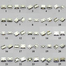 Conector Micro usb, puerto de carga muy común para Lenovo, Huawei, ZTE, Huawei y otras marcas de móviles, tableta GPS, 25 modelos cada uno, 10 Uds. 2024 - compra barato