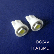 High quality 5050 24V T10 car led warning indicator lights,T10 24v led instrument light free shipping 20pcs/lot 2024 - buy cheap
