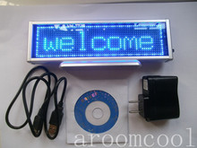 Синий программируемый светодиодный дисплей сообщений, панель 16x64 2024 - купить недорого