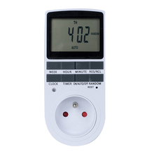 TM02-FR Electronic Digital Timer Switch Plug Kitchen Timer Outlet 230V 50HZ 7 Day 12/24 Hour Programmable Timing Socket 2024 - buy cheap