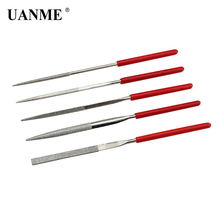 UANME 5pcs 140mm Diamond Needle File  Mini Rasp Wood Carving Metal Hand File Set Microtech Hobby Hand Needle 2024 - buy cheap