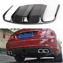 Carbon Fiber Rear Bumper Extension For Mercedes Benz W207 C207 Coupe E260 E300 E350 Sport 2 Door 2009 - 2012 FRP Rear Lip 2024 - buy cheap