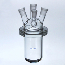 250ml 500ml 1000ml 2000ml four mothes glass reactor heavy sheet glass reaction still reaction flask free shipping 2024 - buy cheap