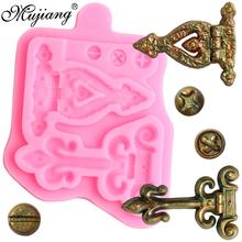 Vintage Hinge Screw Silicone Molds Cupcake Topper Fondant Mold DIY Party Cake Decorating Tools Candy Chocolate Gumpaste Moulds 2024 - buy cheap