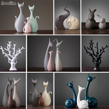 Nordic Ceramic Crafts Ornaments Lovers Home Decor Crafts Ceramic Lovely Birthday Gifts Porcelain Figurines Wedding Decoration 2024 - buy cheap