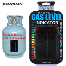 10pcs Propane Butane LPG Fuel Gas Tank Level Indicator Magnetic Gauge Caravan Bottle Temperature Measuring Stick 40%off 2024 - buy cheap