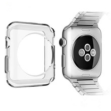 Защитный чехол для apple watch/3/2/1 Iwatch 42 мм/38 мм силиконовый мягкий Ультратонкий Прозрачный чехол 2024 - купить недорого