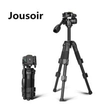 Q166S Portable Mini 3-Section Photography Tabletop Tripod with 3-Way Pan/Tilt Head Load Capacity 3kg CD50 2024 - buy cheap