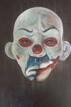 100%Handmade Joker Dark Knight 24x36 oil painting 2024 - buy cheap