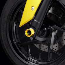 Modificado motocicleta xmax garfo dianteiro eixo da roda sliders acidente proteger guarda tampa capa para yamaha xmax 300 xmax 250 2017 2018 2024 - compre barato