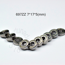 697ZZ 7*17*5(mm) 10pieces bearing free shipping ABEC-5 bearings 10pcs metal Sealed Bearing 697 697Z 697ZZ chrome steel bearing 2024 - buy cheap