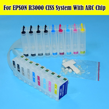 9 Color/Lot T1571-T1579 T157 Ciss System For EPSON Stylus Photo R3000 Ciss With Show Ink Level Permanent ARC Chip 2024 - buy cheap